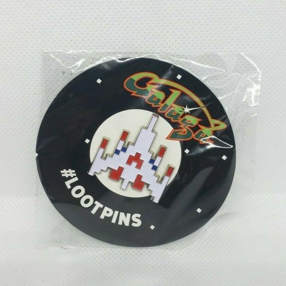 Loot Crate Galaga Video Game Enamel Pin New Rare - Picture 4 of 5